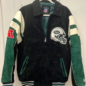 New York Jets Varsity Suede Jacket